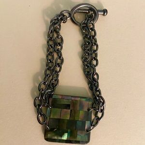 Abalone shell bracelet with toggle clasp. Gently used, excellent condition!!